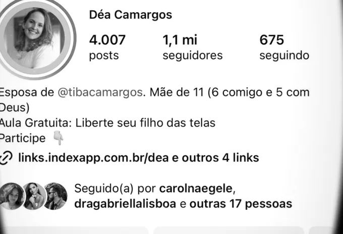 Perfil de Déa Camargos — 1,1 mi de seguidores